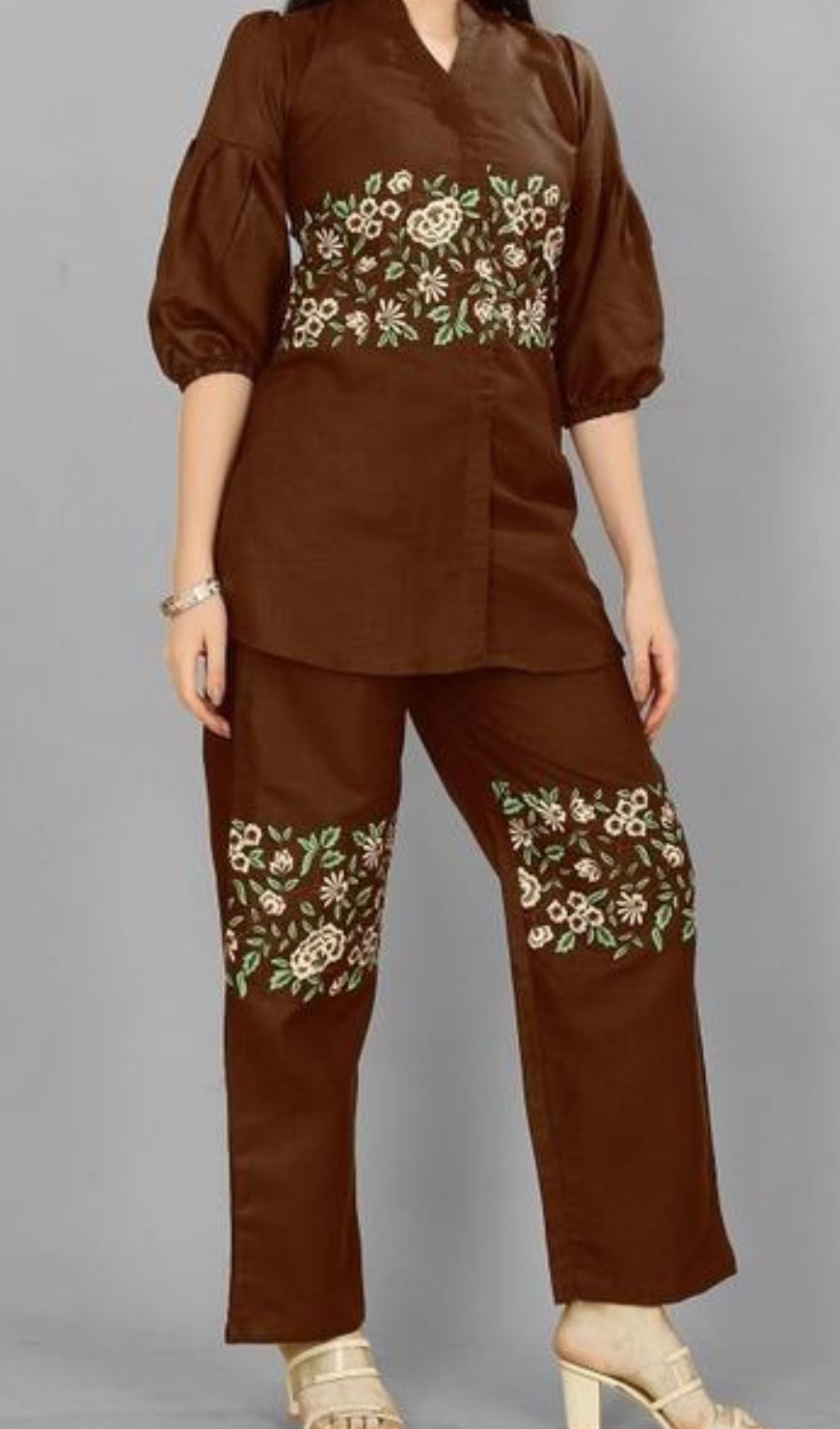 Co-ord set — red Dresses, front view
