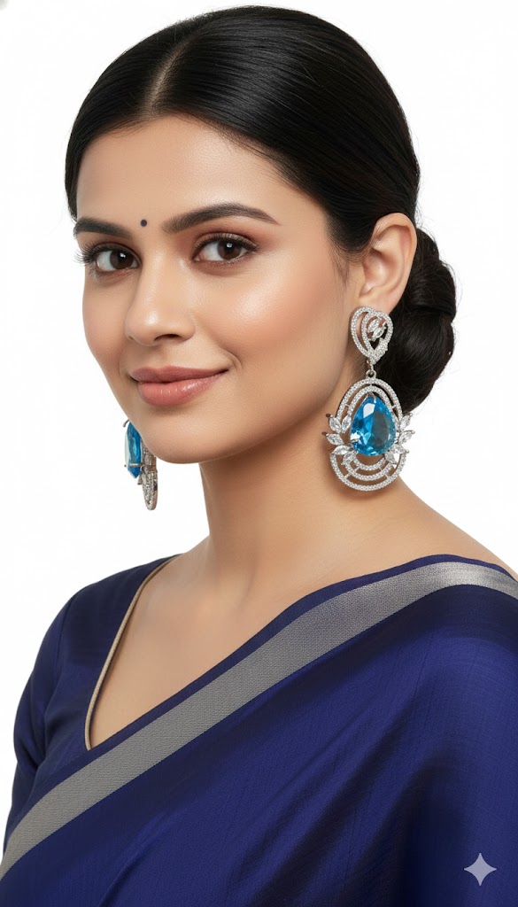 Fancy earings — Jewellery, front view