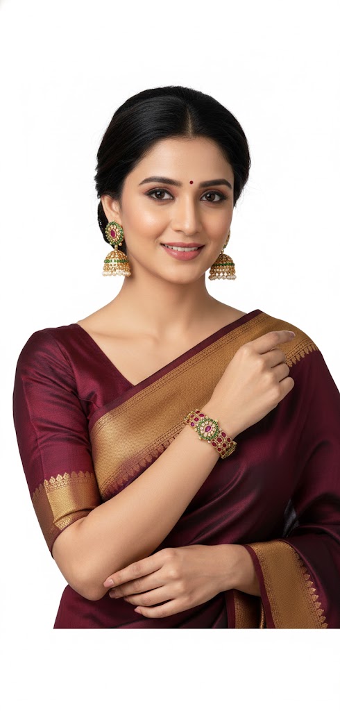 STONE KADA SIZE 2.6 — gold Jewellery, front view
