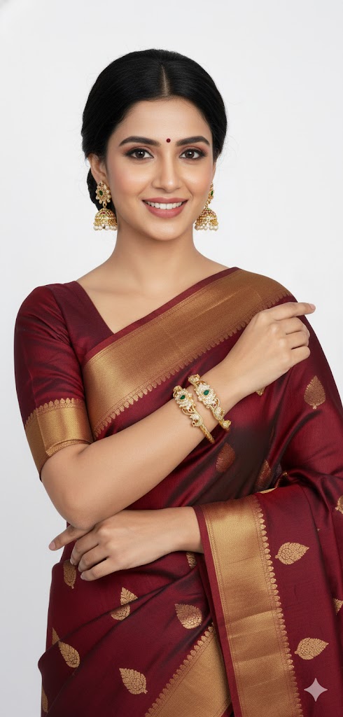 Bangles Kadas — gold Jewellery, front view